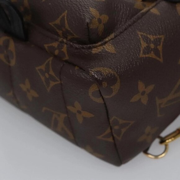 LOUIS VUITTON Monogram Palm Springs MINI Backpack M44873 LV Auth 114450V - Picture 5 of 16